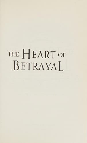 Portada de The Heart of Betrayal