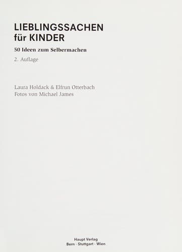 Portada de Lieblingssachen für Kinder