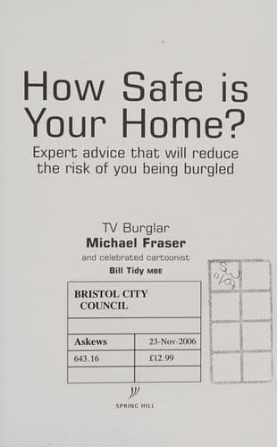 Portada de How Safe Is Your Home