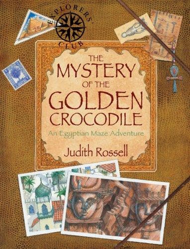Portada de The Mystery of the Golden Crocodile