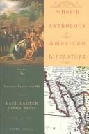 Portada de The Heath anthology of American literature