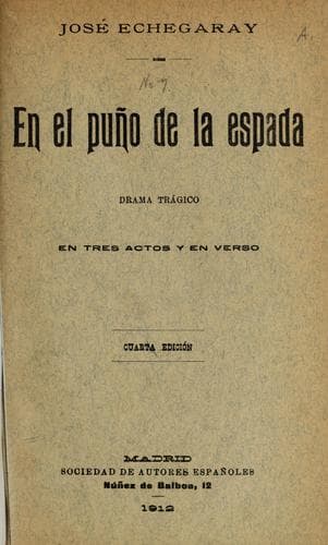 Portada de En el puño de la espada