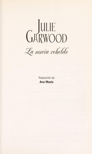 Portada de La novia rebelde