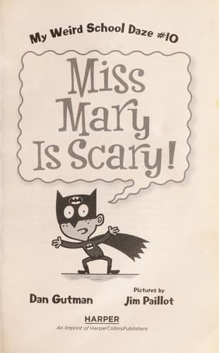 Portada de Miss Mary is scary!