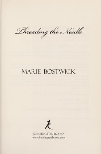 Portada de Threading the needle