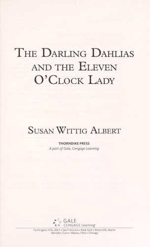 Portada de The Darling Dahlias and the Eleven O'clock Lady