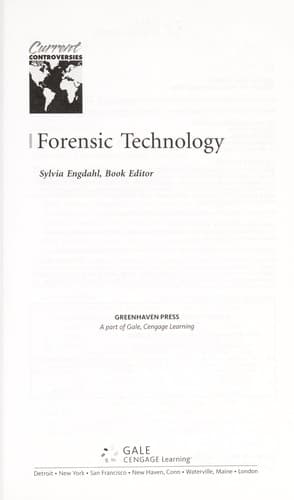 Portada de Forensic technology