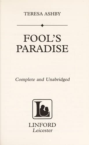 Portada de Fool's paradise