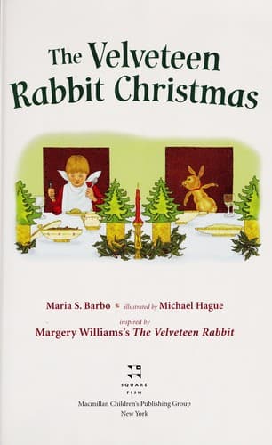 Portada de The velveteen rabbit Christmas