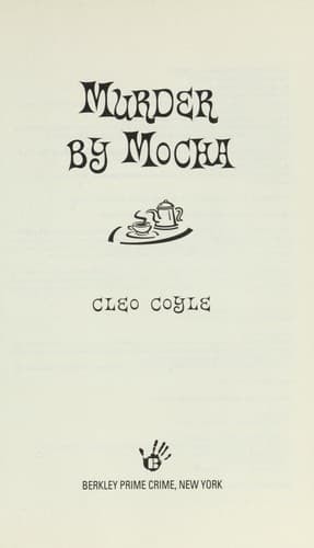 Portada de Murder by mocha