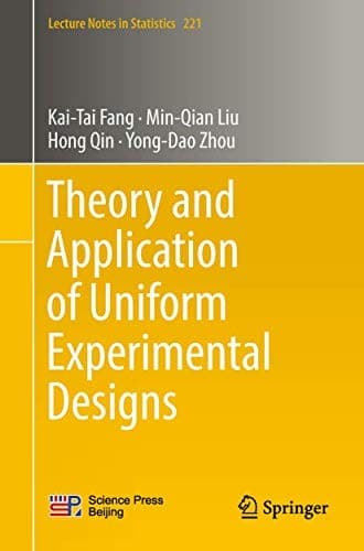 Portada de Theory and Application of Uniform Experimental Designs