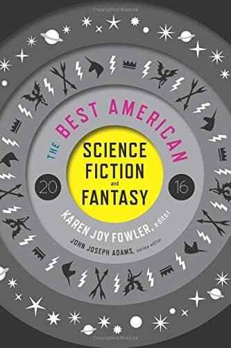 Portada de The Best American Science Fiction and Fantasy 2016