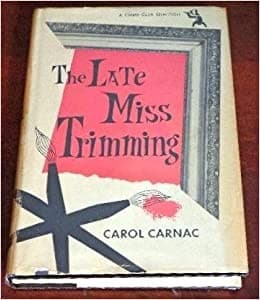 Portada de The late Miss Trimming