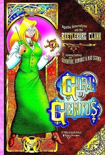 Portada de Agatha Heterodyne and The Beetleburg Clank