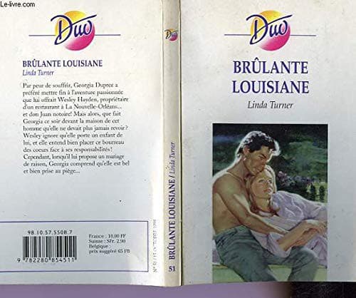 Portada de Brûlante Louisiane