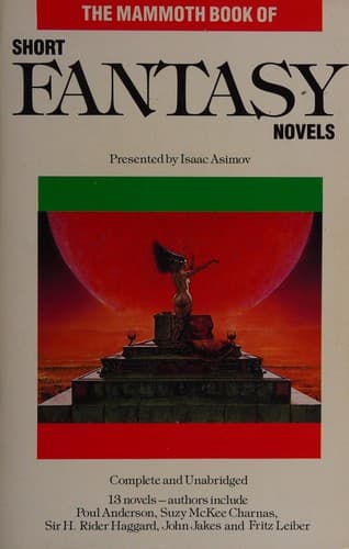 Portada de Mammoth Book of Short Fantasy Novels