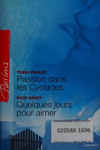 Portada de Passion dans les Cyclades