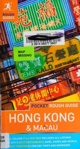 Portada de Hong Kong and Macau