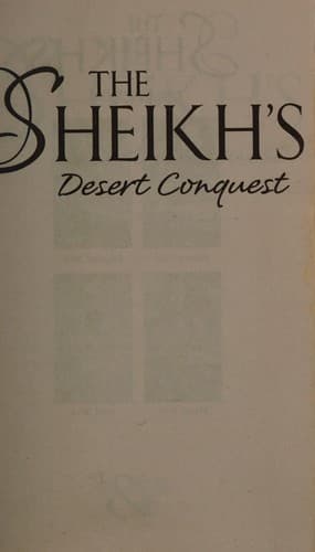 Portada de Sheikh's Desert Conquest