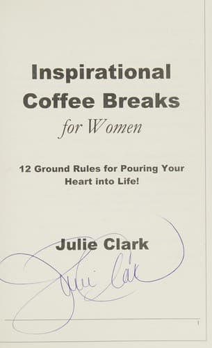 Portada de Inspirational coffee breaks for women