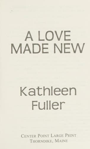 Portada de A love made new