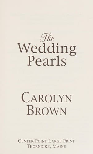 Portada de The wedding pearls