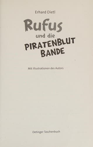 Portada de Rufus und die Piratenblut-Bande