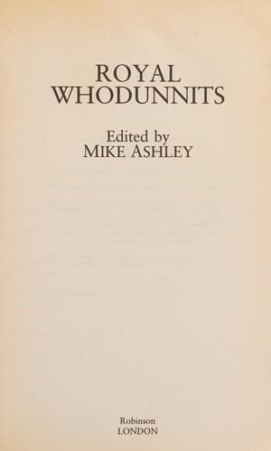 Portada de Royal Whodunnits