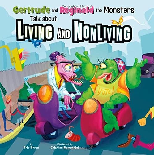 Portada de Gertrude and Reginald the monsters talk about living and nonliving