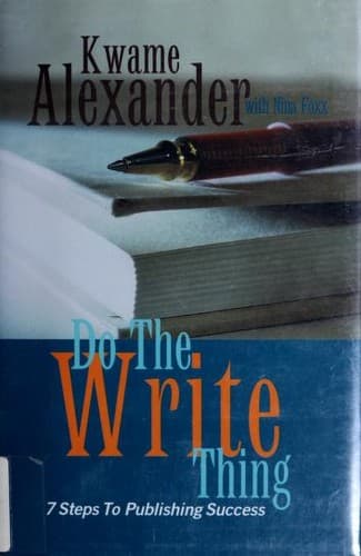 Portada de Do The Write Thing