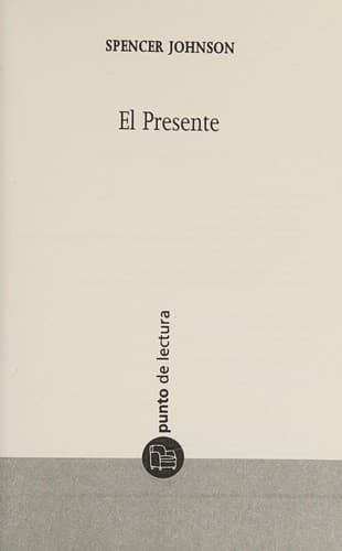 Portada de El presente