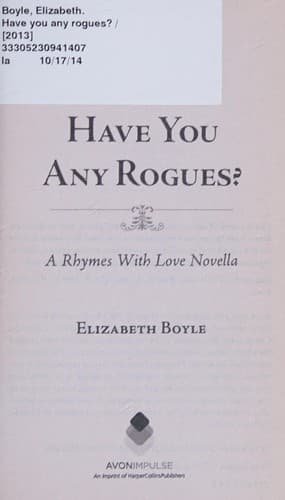 Portada de Have You Any Rogues?
