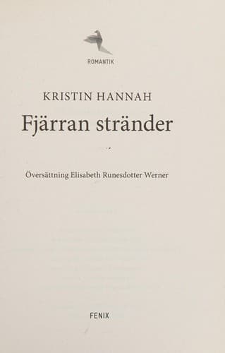 Portada de Fjärran stränder