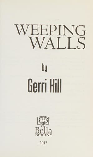 Portada de Weeping Walls