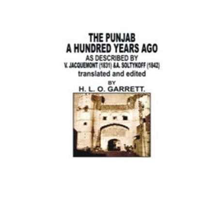 Portada de The Punjab a hundred years ago as described by V. Jacquemont (1831) & A. Soltykoff (1842)