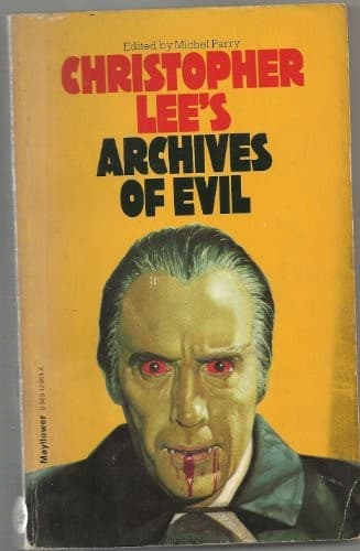 Portada de Christopher Lee's Archives of Evil