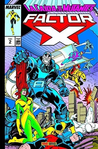 Portada de Marvel gold factor-x. la ca¡da de los mutantes 2