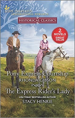 Portada de Pony Express Courtship and the Express Rider's Lady