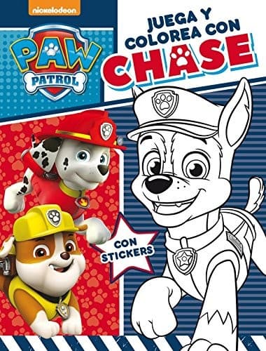 Portada de Juega y colorea con Chase