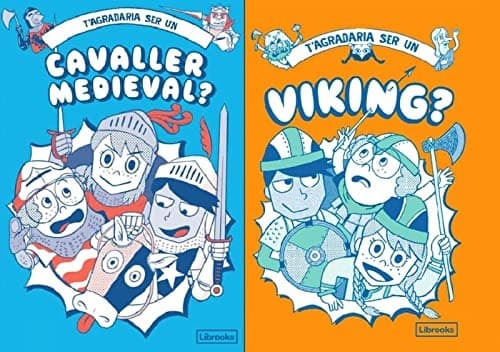 Portada de T'agradaria ser un cavaller medieval o un viking?
