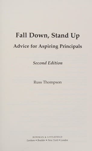 Portada de Fall down, Stand Up