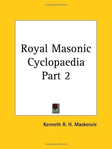 Portada de Royal Masonic Cyclopaedia, Part 2
