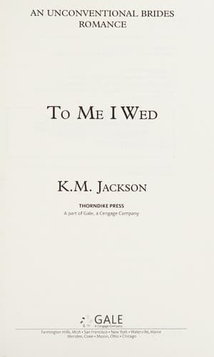 Portada de To Me I Wed