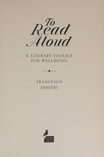 Portada de To Read Aloud