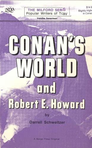 Portada de Conan's world and Robert E. Howard