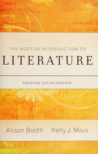 Portada de The Norton introduction to literature--shorter tenth edition