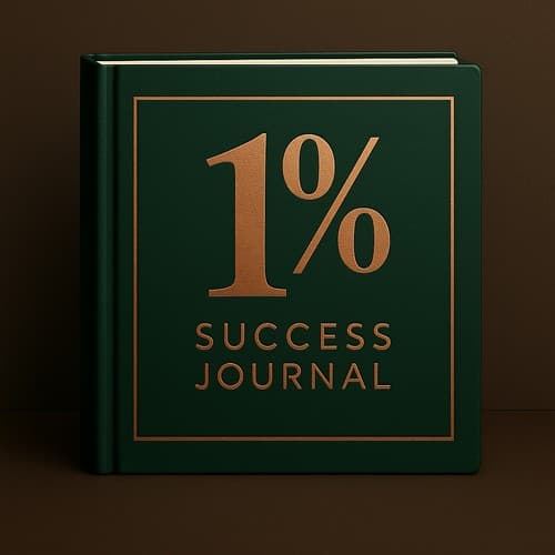 Portada de 1% Success Journal + AudioBook + Affirmation Cards + Bonus