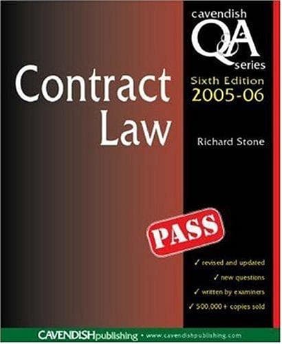Portada de Contract Law Q&A 2005-2006 6/e (Questions & Answers S.)
