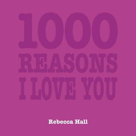 Portada de 1000 Reasons I Love You (1000 Reasons)