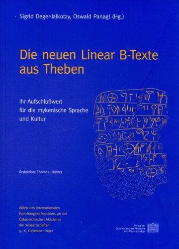 Portada de Die neuen Linear B-Texte aus Theben